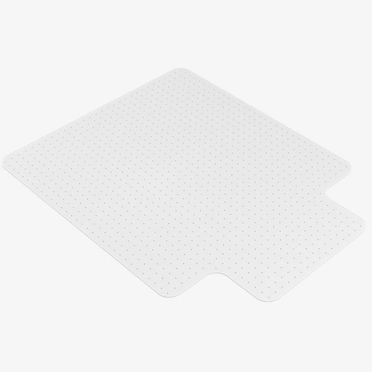 PVC 45 X 53 Lip Shape Chair Mat For Carpets
