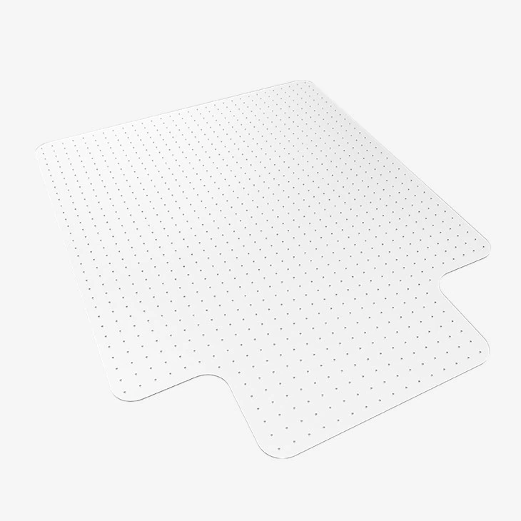 PVC 45 X 53 Lip Shape Chair Mat For Carpets